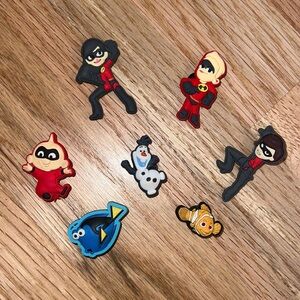 Assorted Disney Crocs Jibbitz 7pcs